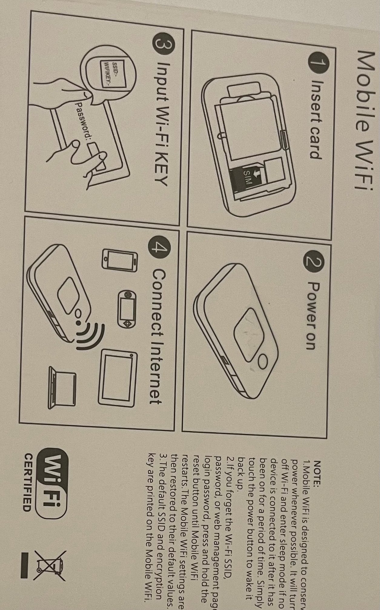 4G Mobiele WLAN Router 150 MBPS WiFi
