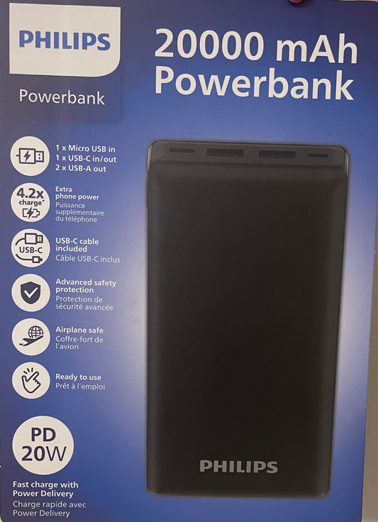 20,000 mAh powerbank
